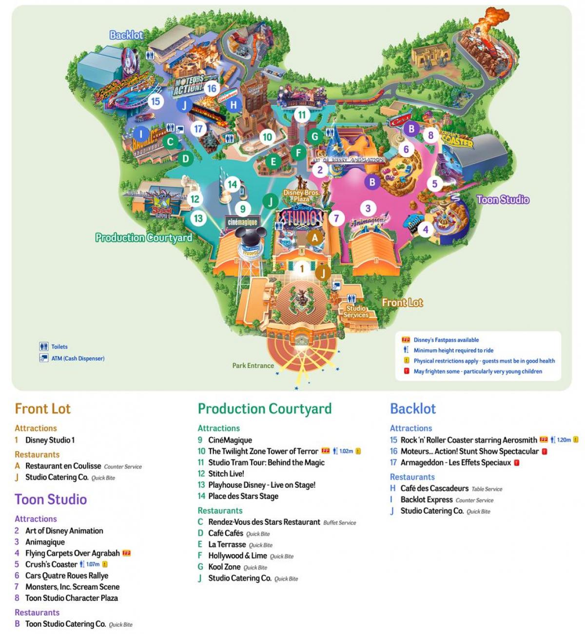Քարտեզ Disney
