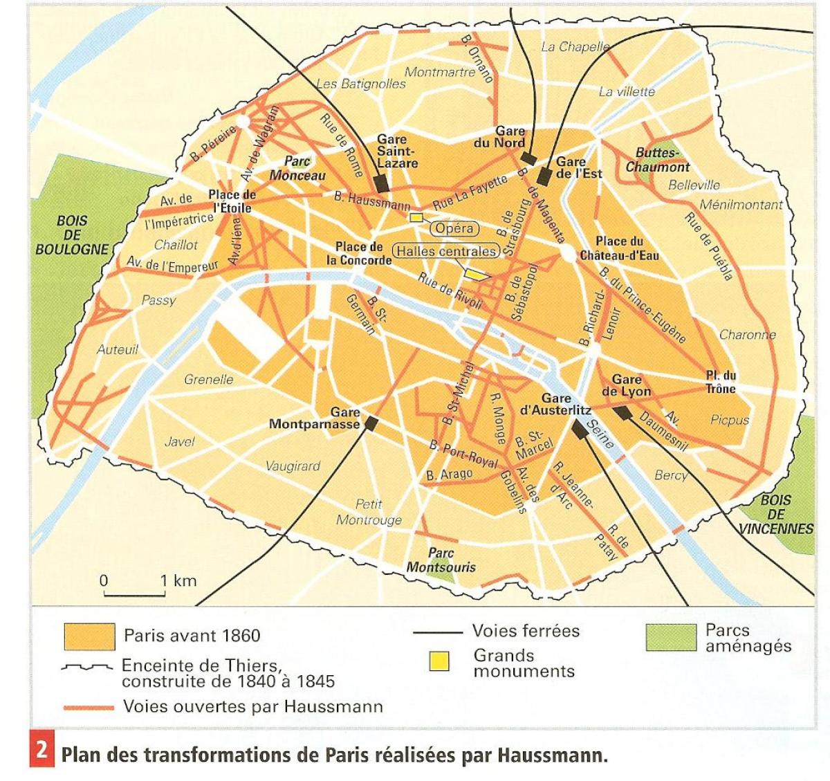 Քարտեզ Օսման Փարիզ