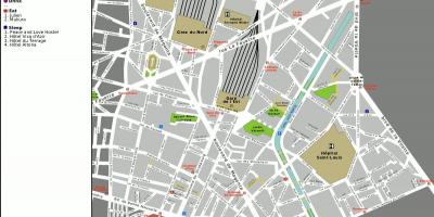 Քարտեզ 10-րդ շրջանում ' Փարիզի