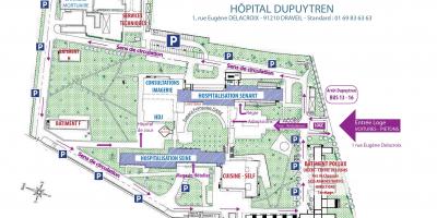 Քարտեզ Жоффре-հիվանդանոցի Дюпюитрен