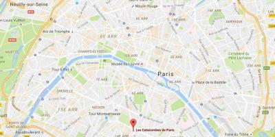 Քարտեզ катакомбы Փարիզի