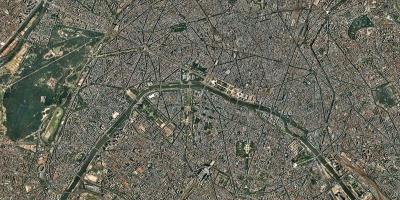 Քարտեզ արբանյակային Փարիզ
