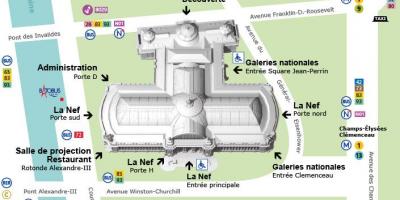 Քարտեզը Գրան Palais