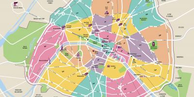 Քարտեզ Փարիզի очный